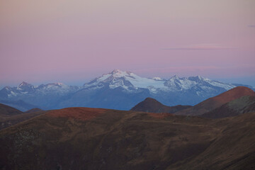 view of the mountain landscape