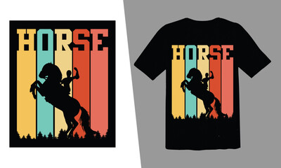 Horse T-shirt Design