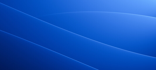 Abstract blue elegant background with curves or layers and copy space for text