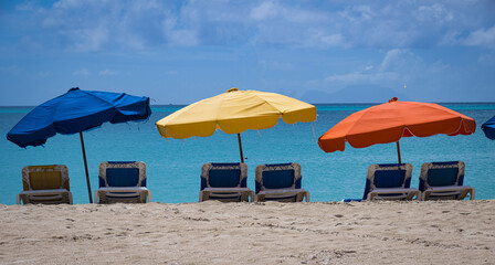 umbrellas on the beach