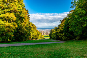 Herbstspaziergang durch den wunderschönen Bergpark Kassel Wilhelmshöhe - Hessen - Deutschland