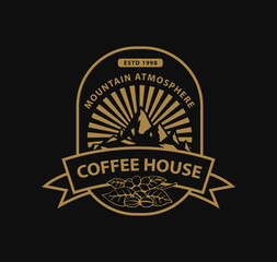 vintage coffee logo design