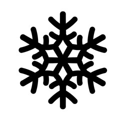 Winter snowflake pattern