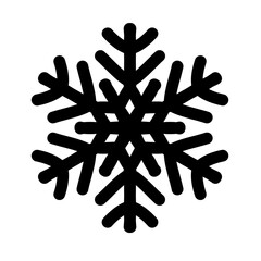 Winter snowflake pattern