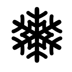 Winter snowflake pattern