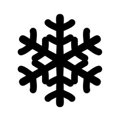 Winter snowflake pattern