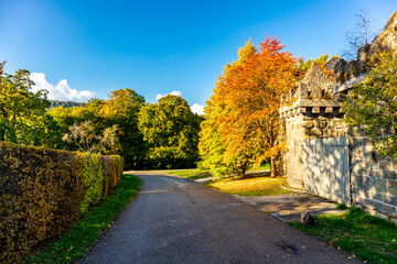 Herbstspaziergang durch den wunderschönen Bergpark Kassel Wilhelmshöhe - Hessen - Deutschland