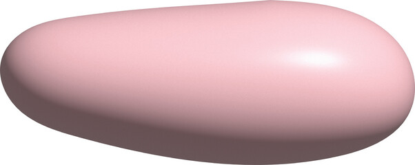 cute 3D modern abstract shape decoration