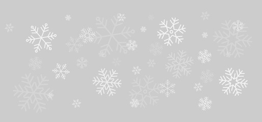 background with snowflakes. winter. Seasonal greeting card template