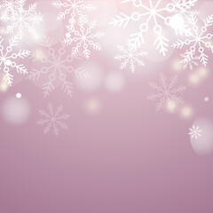 winter snowflakes shape - snow design element - christmas snowfall happy new year theme