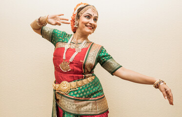 Portrait of a Kuchipudi dancer