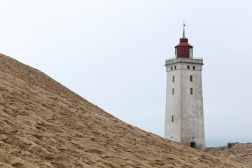 Rubjerg knude lighthouse in Denmark 