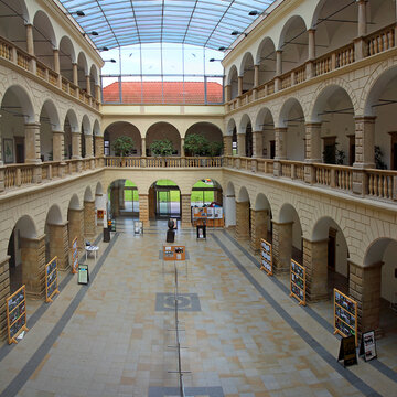 Chateau in town Hranice, Czech Republic