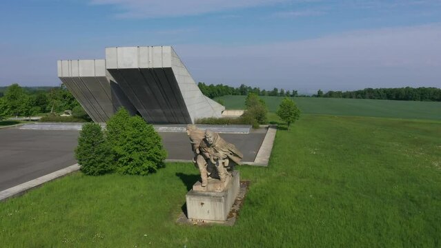 HRABYNE, CZECH REPUBLIC -  National Second World War Memorial near Ostrava, Hrabyne, Northern Moravia, Czech Republic