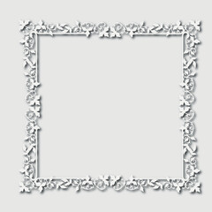 Frame, in the style of an ornament, Vector illustration eps 10, Art.