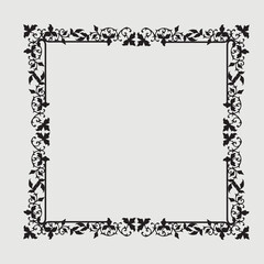 Frame, in the style of an ornament, Vector illustration eps 10, Art.