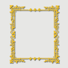 Frame, in the style of an ornament, Vector illustration eps 10, Art.