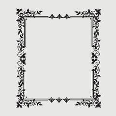 Frame, in the style of an ornament, Vector illustration eps 10, Art.