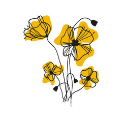 Flores digitales, vectores © 033.EE