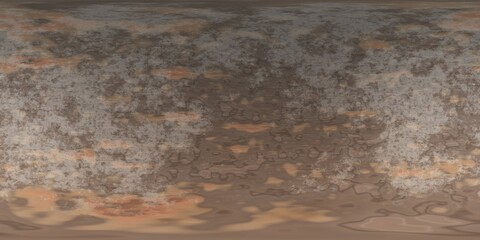 The texture of the stone. Planetoid. HDRI. equidistant projection. Spherical panorama. panorama 360. environment map, 3D rendering