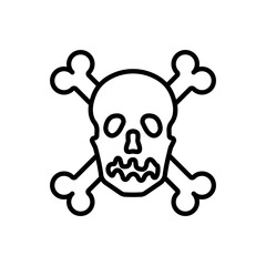 dangerous icon design vector template