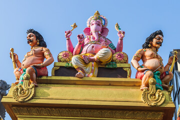 Statues of the Sri Kaileswaram Temple, Sri Lanka