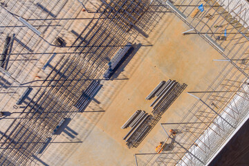 This metal steel aluminum frame structure for factories, warehouses, construction sites