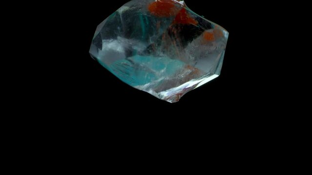 timelapse crystal growth of chemical solution