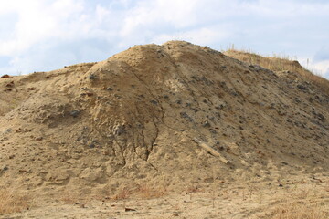 Piece mountains in rural Ukraine