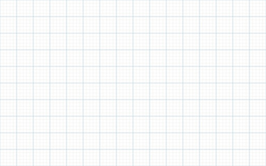 Graph line on white paper background. Square grid blue line.