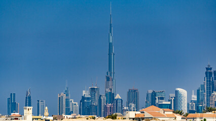 Dubai skyline view
