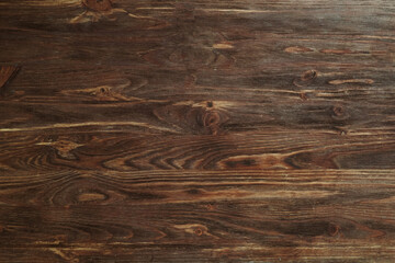 Naklejka premium empty wooden background, top view