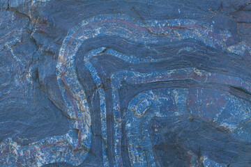 The texture of an iron ore mineral rock, a type of iron ore with impurities. The texture of a...