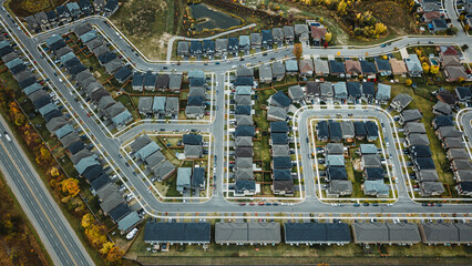 Fototapeta premium Brantford in fall colors