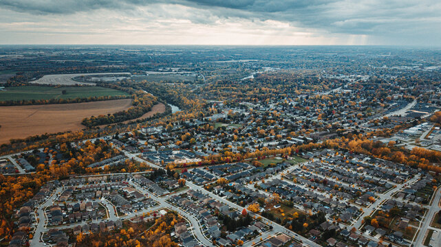 Brantford in fall colors