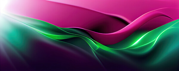 Obraz premium Abstrakter Hintergrund Gradient magenta, grün