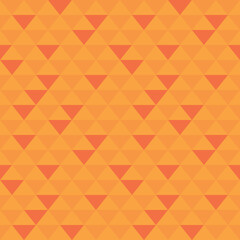 Pattern Down Triangle Orange Red Background