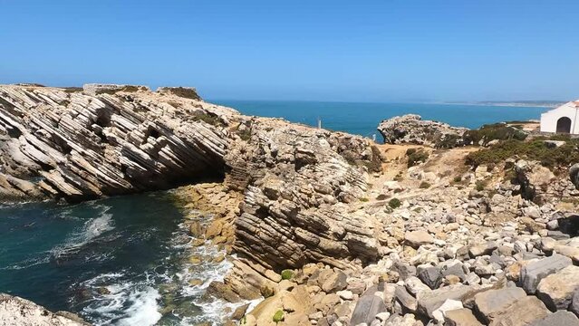 Landscape in the small peninsula of Baleal in the municipality of Peniche, Portugal