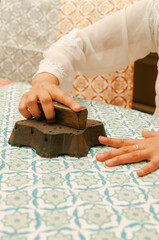 Block Printing On Fabric Rajasthan, India