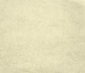 Blank page with high quality cotton paper texture. Light yellow color closeup copyspace.