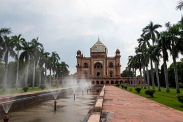 Views of the Safdarjung Tomb in Delhi