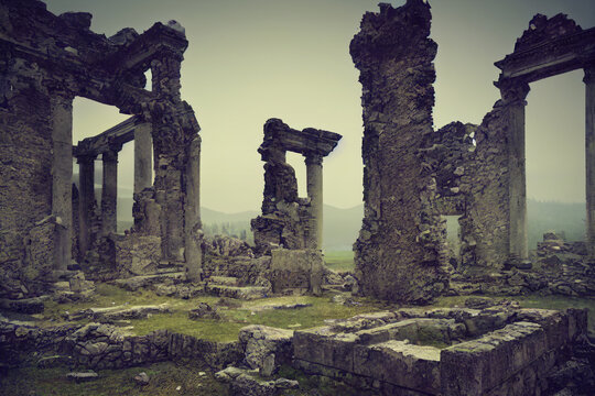 ruins of ancient forum