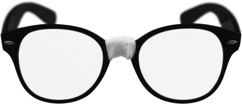 Black eye glasses close-up view - Powered by Adobe