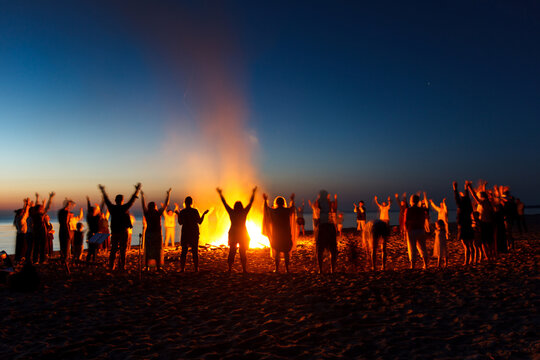 The Night of Ancient Bonfires. On the last Saturday of August, each year the end of the summer is celebrated by the lighting of bonfires. Bonfires and signal fires will be lit in hundreds of places