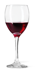 Rolgordijnen Red wine in glass on  background. © BillionPhotos.com