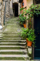 charming old streets of italian villages