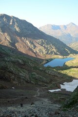 A long day of summer hiking in the Pyrenees with a bit of a scramble in the end. The summit is called Pica d'Estats.