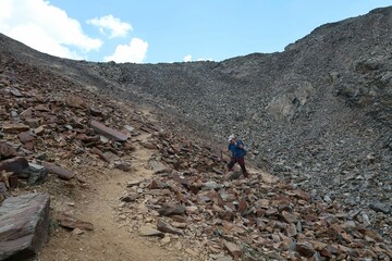 A long day of summer hiking in the Pyrenees with a bit of a scramble in the end. The summit is called Pica d'Estats.