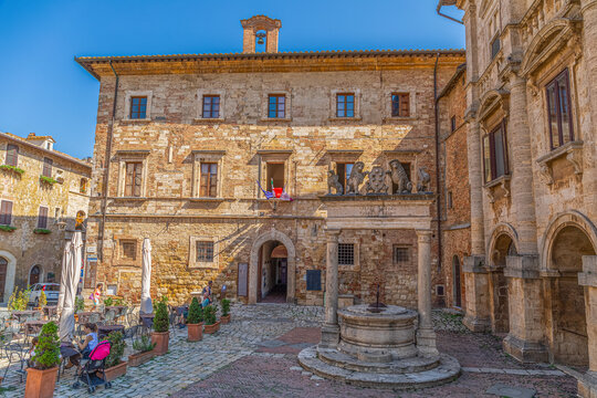Palazzo del Capitano del Popolo, &agrave; Montepulciano, Italie