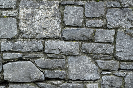 stone wall background texture gray day large. High quality photo